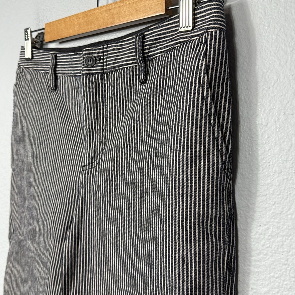ATM Women's Striped Black and White Jeans Pants‎